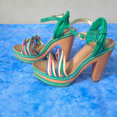Green SunDance | sandale dama mar. 35 | 21.5 cm