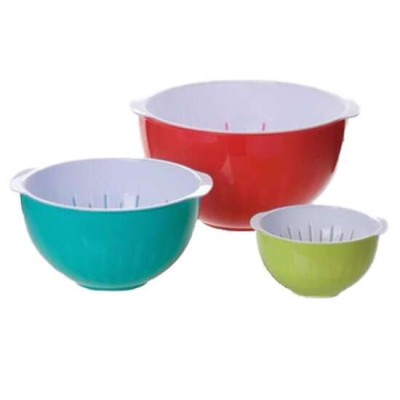 Boluri salata, plastic, set 3 buc, 1.2/2/3.4 L, MagicHome GartenVIP DiyLine foto