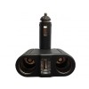 Adaptor Splitter Bricheta Auto , 2 Prize , 1 USB , Premium Quality