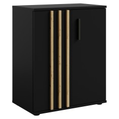Comoda, DTD negru stejar artisan Tolis 60x35x73 cm