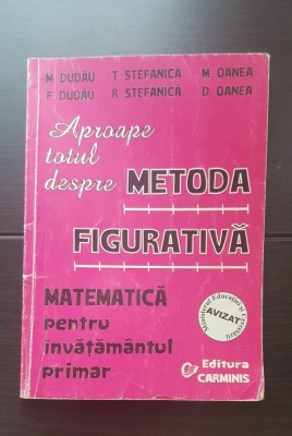 Aproape totul despre metoda figurativă. Matematică pentru &amp;icirc;nvățăm&amp;acirc;ntul primar - M. Dudău, T. Ștefănică, M. Oanea foto
