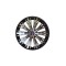 Set 4 capace roti model EVO negru+gri antracit 15&Prime; Cod: WM5-2BK-15