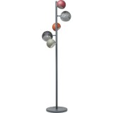Lampadar Calotta, metal, multicolor, 35 x 15 x 177 cm