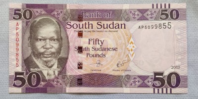 South Sudan / Sudanul de Sud - 50 Pounds (2017) foto