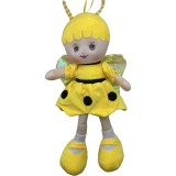 Papusa Plus Albinuta Galbena Interactiva Muzicala 40cm, Jucarie Copii, Bebelusi, Baieti, Fete