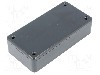 Carcasa ABS, 50mmx100mmx25mm, IP54, HAMMOND - 1591ASBK