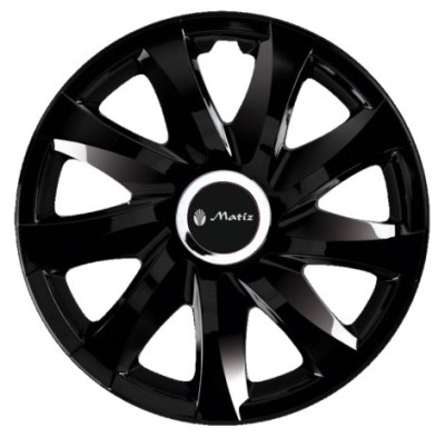 Set 4 Capace Roti pentru Matiz, model Drift Black, R14, MATIZ foto