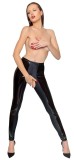 Colanti Lungi din Vinil, Negru, M