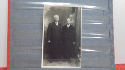 DOCTORUL MILITAR DUMITRESCU GHEORGHE CU UN PRIETEN - 10.04,1936 CONSTANTA - foto