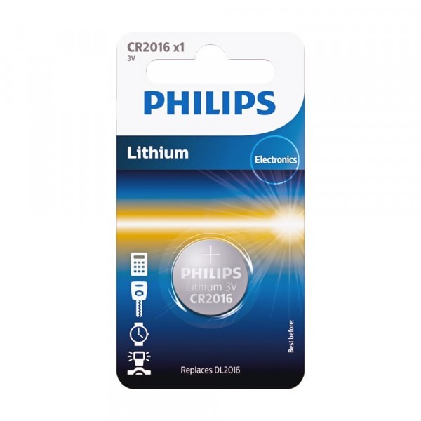 Baterie Philips, CR2016 Phil-CR2016/01B