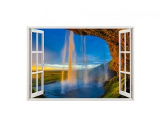 Autocolant decorativ, Fereastra, Natura si peisaje, Multicolor, 85 cm, 2575ST foto
