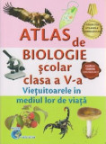 Atlas de biologie scolar clasa a V-a Vietuitoarele in mediul lor de viata, Carta Atlas