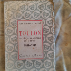 Toulon-cronica franceza in 3 epoci-1942-1943-Jean Richard Bloch