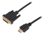 Cablu HDMI la DVI-D 3m Negru