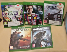 5 jocuri Xbox one: Watch Dogs, Homefront, Titanfall, Plants, Fifa14 foto