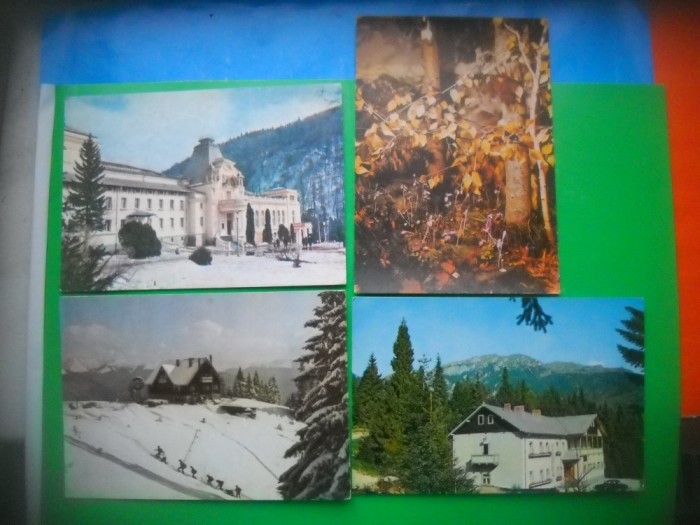 HOPCT LOT 3304 -4 CARTI POSTALE -SINAIA -JUD-PRAHOVA-NECIRCULATE