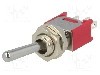 Intrerupator basculant, 2 pozitii, mod comutare ON-ON, SPDT, IC SWITCHES - IC1102T1B1M1QE foto