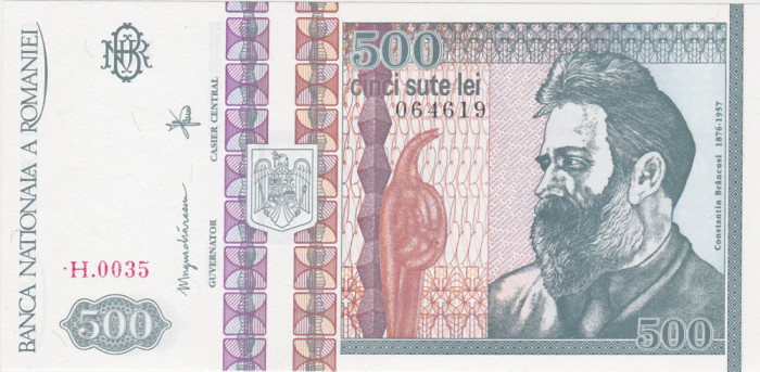 ROMANIA 500 LEI 1992 UNC