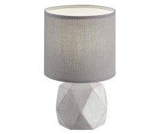 Lampa de masa RL LIVE YOUR LIGHT Pike R50831087, din ceramica, E14, gri - RESIGILAT