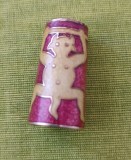 Degetar de colectie cloisonne, motiv satir Lanzarote