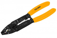 Cleste pentru dezizolare si sertizare cabluri 215 mm (Industrial) Tolsen 38052 foto