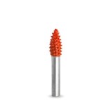 Raspel flacara 9,5 mm coada 6mm, Granulatie Saburr FOARTE ASPRA - PORTOCALIE