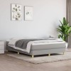 VidaXL Cadru de pat fără saltea, gri deschis, 140x190 cm, textil 3120606