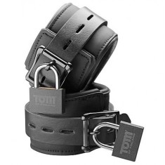 TOM OF FINLAND - NEOPRENE WRIST CUFFS WITH LOCK foto