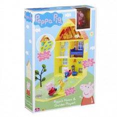 Set Jucarii Peppa Pig House Garden Playset foto