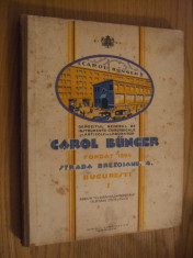 CAROL BUNGER 1894 - CATALOG GENERAL Instrumente si Mobilier Chirurgical... 1929 foto
