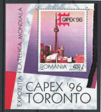 Romania 1996 nestampilat - LP 1412 - Expozitia Filatelica CAPEX &#039;96