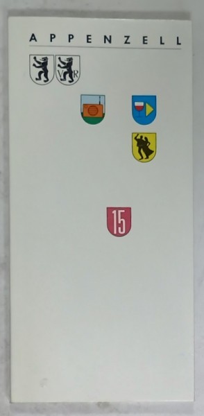 APPENZELL , SERIA &#039; 23 DE CANTOANE ALE ELVETIEI &#039; , 1991, TEXT IN LIMBA GERMANA *