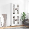 VidaXL Dulap &icirc;nalt, alb, 69,5x34x180 cm, lemn compozit
