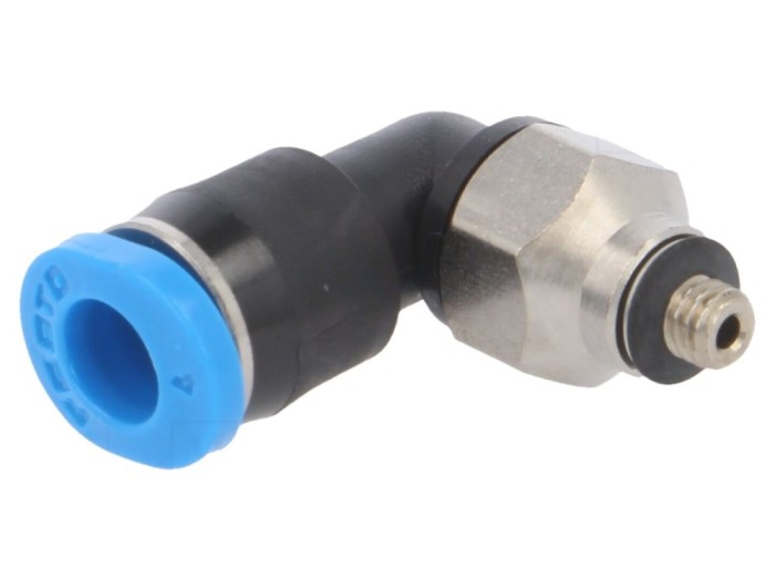 Conector push-in 90&deg; 4mm 6bar
