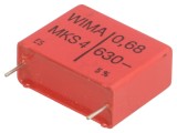 Condensator WIMA MKS4J036805I00JSSD 680nF 630VDC 400VAC 22,5mm Poliester