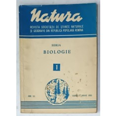 NATURA , REVISTA SOCIETATII DE STIINTE NATURALE SI GEOGRAFIE DIN R.P.R. , NR. 1 , 1964