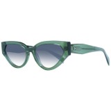 Ochelari de soare dama Ana Hickmann HI9203 P03 56, protectie UV400, Lentile degrade, stil modern, rama maro/auriu