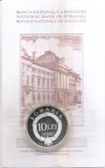 Romania 10 Lei 2020 - 50 ani Francofonie, Argint, Certificat BNR 142, KM-475 UNC !!!