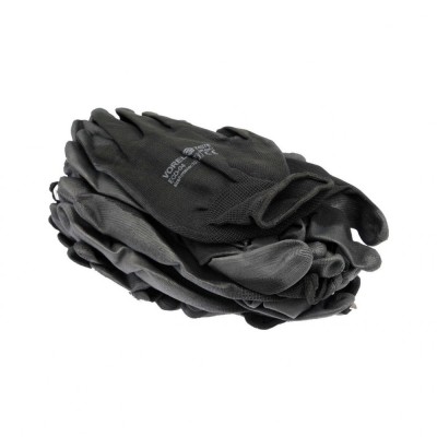 Manusi de lucru - 10&amp;quot; negre (12 perechi) Vorel 74078 foto