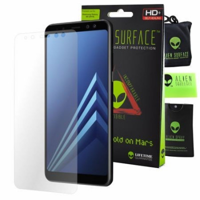 FOLIE ALIEN SURFACE HD, SAMSUNG GALAXY A8, PROTECTIE ECRAN+ ALIEN FIBER CADOU foto