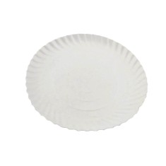 Set 100 Farfurii R1, 230 mm, Carton Duplex Alb, 400 g/m? foto