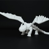 Dragon Night Fury Articulat 3D, de pictat - 21 cm
