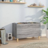 VidaXL Dulap pentru discuri gri sonoma 74,5x38x48 cm lemn prelucrat 831963
