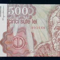 Romania, 500 Lei Aprilie 1991, Constantin Brancusi, necirculata