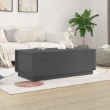 Gossi masuta de cafea, gri, 100x50x35 cm, lemn masiv de pin