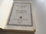 NOUL TESTAMENT CU PSALMII 1972 DUPA TEXTUL APROBAT DE SF. SINOD SUB INDRUMAREA PATRIARHUL IUSTIN/ COLABORATOR BARTOLOMEU ANANIA, FORMAT 15 x 10,5 CM.
