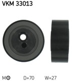 SKF VKM 33013 rola intinzator,curea transmisie