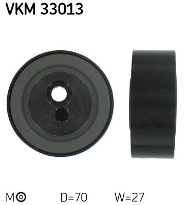 SKF VKM 33013 rola intinzator,curea transmisie foto