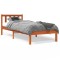 vidaXL Cadru pat fără saltea, maro ceruit, 75x190 cm, lemn masiv pin 844801