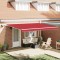 vidaXL Cortina Retractabilă with Manual 450 &times; 300 cm Roșu